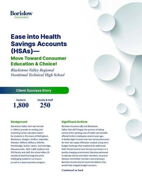 Easing into HSAs